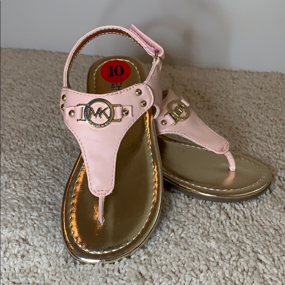 michael kors kids flip flops